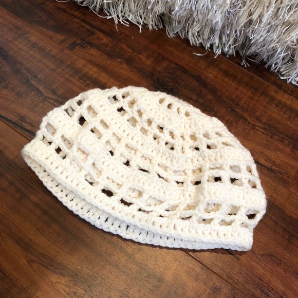 BoHo Hippy Crochet Knitted Tam BEANIE Cap Hat